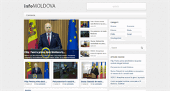 Desktop Screenshot of infomoldova.net
