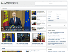 Tablet Screenshot of infomoldova.net